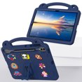 thumbnail image 1 of Allytech Kids Case for Samsung Galaxy Tab S9 FE+ Plus/S9+/S8+/S7 FE/S7+ SM-X810 X800 X730 T970 X610, Cute Design EVA Bumper Handle Stand Shockproof Lightweight Tablet Case for Girls Boys,Navy Blue, 1 of 8
