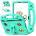thumbnail image 1 of Allytech Kids Case for Samsung Galaxy Tab S9 S8 S7 11 Inch Tablet Model SM-X710/X716/X718/X700/X706/T870/T875, Cute Cartoon EVA Rubber Kids Friendly Bumper Handle Stand Heavy Duty Protection - Mint, 1 of 6