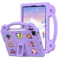 thumbnail image 1 of Allytech Kids Case for iPad 10th Generation 10.9" 2022(A2696 A2757 A2777), Shockproof Handle Kickstand Cartoon EVA Protective Case for iPad 10.9 inch 10th Gen 2022, Lightpurple, 1 of 8