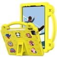 thumbnail image 1 of Allytech Kids Case for iPad 10th Generation 10.9" 2022(A2696 A2757 A2777), Shockproof Handle Kickstand Cartoon EVA Protective Case for iPad 10.9 inch 10th Gen 2022, Yellow, 1 of 8