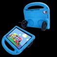 thumbnail image 1 of Allytech Kids Case for iPad mini 6th 7th Gen 8.3" 2021,  Silicone EVA Rubber Handle Stand Cute Car Design Shockproof Lightweight Kids Friendly Case Cover for Apple iPad mini 6 / Mini 7 - Blue, 1 of 6