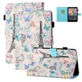 thumbnail image 1 of Allytech Kindle Paperwhite Case 10th Generation, Kindle Paperwhite Case, Slim Shell Folio Flip Smart Cover Auto Sleep Wake Patterned Case for All Versions Amazon Kindle Paperwhite, Butterfly Tower, 1 of 7