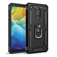thumbnail image 1 of Allytech LG Stylo 5 Case, Slim Fit Lightweight 360 Rotation Finger Kickstand Holder Work with Magnetic Car Mount Hard Back Cover Shockproof for LG Stylo 5, Black, 1 of 2