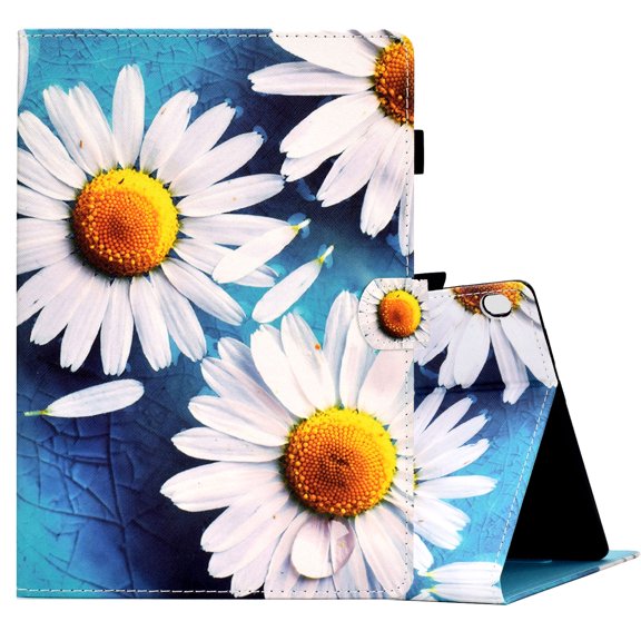 Allytech Lenovo Smart Tab M10 Case Model TB-X506F/X605F, Slim Fit PU Leather Auto Sleep Wake Kickstand Protective Shockproof Case Cover for Lenovo Tab M10 TB-X505F TB-X605F - Sunflower