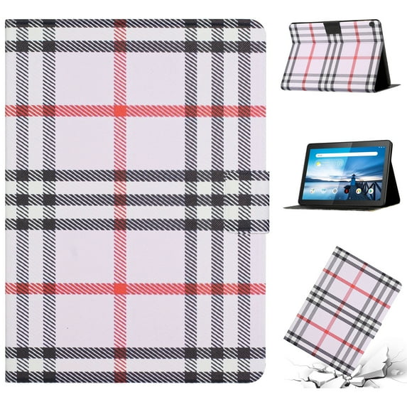 Allytech for Lenovo Tab M10 10.1 Inch TB-X605/TB-X505 Case, Folio Magnetic Adjustable Stand Anti-scratch Shockproof Case for Lenovo Tab M10 10.1" TB-X605/TB-X505, Lightpurple