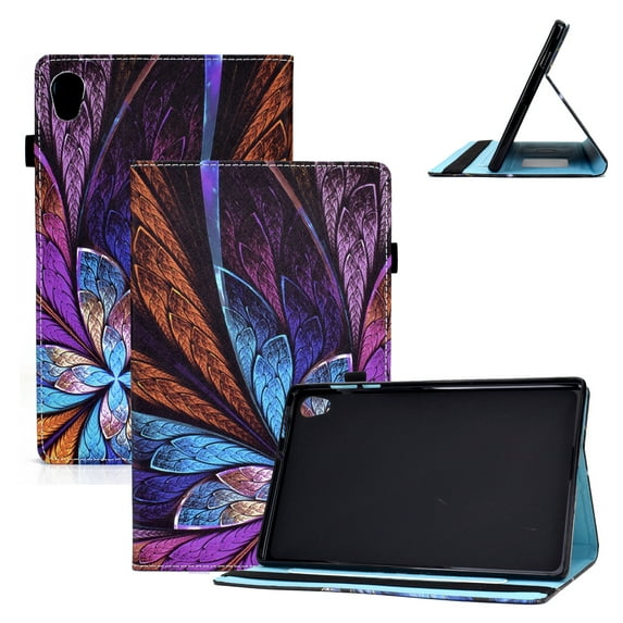 Allytech for Lenovo Tab M10 HD 2nd Gen 2020(TB-X306F), TB-X306X Case, Stand Folio PU Leather Protective Card Pocket/Pen Slot Case with Auto Sleep Wake for Lenovo M10 HD 2nd Gen 10.1", Blue Butterfly