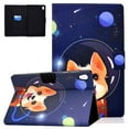 thumbnail image 1 of Allytech Lenovo Tab M10 HD 2nd Gen Case 10.1-Inch TB-X306X TB-X306F, Slim PU Leather Multi Angle Viewing Stand Shockproof Auto Sleep Wake Smart Cover Case for Lenovo Tab M10 HD 10.1" 2020, Galaxy Dog, 1 of 5