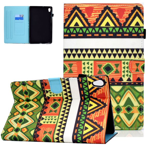 Allytech Lenovo Tab M10 HD 2nd Gen (TB-X306X) Case / Smart Tab M10 HD 2nd Gen (TB-X306F) 10.1" 2020 Case, PU Leather Shockproof Auto Sleep Wake Smart Cover for Tab M10 HD 2nd Gen Tablet, Pattern