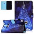 thumbnail image 1 of Allytech Lenovo Tab M10 HD 2nd Gen (TB-X306X) Case / Smart Tab M10 HD 2nd Gen (TB-X306F) 10.1" 2020 Case, PU Leather Shockproof Auto Sleep Wake Smart Cover for Tab M10 HD 2nd Gen Tablet, Blue Owl, 1 of 1