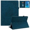 thumbnail image 1 of Allytech Lenovo Tab M10 HD Case 10.1" Tablet Model TB-X505F, Slim Fit PU Leather Butterfly Embossed Shockproof Drop Protection Kickstand TPU Case Cover for Lenovo Tab M10 HD TB-X505F, Darkblue, 1 of 6