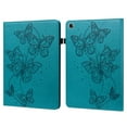 thumbnail image 1 of Allytech for Lenovo Tab M10 Plus 3rd Gen Case 10.6" 2022 Released, Butterfly Embossed Flip Stand Bumper Elastic Band Shockproof Case Cover for Lenovo Tab M10 Plus TB-125F/TB-128F, Blue, 1 of 8
