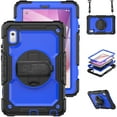thumbnail image 1 of Allytech Lenovo Tab M9 Case TB-310FU 2023, With Build-in Screen Protector Shoulder Strap 360 Rotating Kickstand Hand Strap Rugged Full Body Portective Case Cover Shell for Lenovo Tab M9 -, 1 of 7