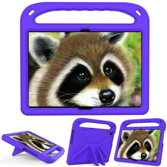 Allytech Lenovo Tab P10 10.1" Case Model TB-X705F TB-X705L,Soft EVA Rubber Children Proof Handle Kickstand Heavy Duty Protection Shockproof Case Cover for Lenovo Tab P10 10.1" TB-X705F TB-X705L,Purple