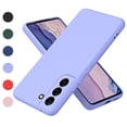 thumbnail image 1 of Allytech Liquid Silicone Case for Samsung Galaxy S22, [Silky Touch] Soft Microfiber Lining Shockproof Anti-Fingerprint Case, [Slim & Light] Full Camera Protection Solid Color Case, Purple, 1 of 7