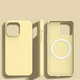 thumbnail image 1 of Allytech Liquid Silicone Case for iPhone 13 Pro Max, Ultra Slim Lightweight Cover, Compatible with MagSafe, Soft Anti-Scratch Microfiber Lining, Full Body Shockproof Protective Case - Yellow, 1 of 14