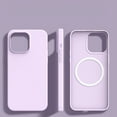 thumbnail image 1 of Allytech Liquid Silicone Case for iPhone 13, Ultra Slim Lightweight Cover, Compatible with MagSafe, Soft Anti-Scratch Microfiber Lining, Full Body Shockproof Protective Case - Purple, 1 of 14