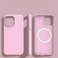 thumbnail image 1 of Allytech Liquid Silicone Case for iPhone 14 Pro Max, Ultra Slim Lightweight Cover, Compatible with MagSafe, Soft Anti-Scratch Microfiber Lining, Full Body Shockproof Protective Case - Pink, 1 of 14