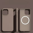 thumbnail image 1 of Allytech Liquid Silicone Case for iPhone 15 Pro Max, Ultra Slim Lightweight Cover, Compatible with MagSafe, Soft Anti-Scratch Microfiber Lining, Full Body Shockproof Protective Case - Brown, 1 of 14