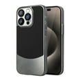 thumbnail image 1 of Allytech Luxury PU Leather Case for iPhone 13 Pro Max - Slim Fit - Support Wireless Charging - Built-in Camera Lens Protector - Comfortable Grip Non-Slip Anti-Fingerprint Shockproof Case - Black, 1 of 10