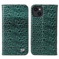 thumbnail image 1 of Allytech Luxury Wallet Case for iPhone 15 Plus, Premium Crocodile Texture Leather Case with Card Slots & Cash Pocket, Magnetic Closure Kickstand Shockproof Anti-Drop Protective Cover - Green, 1 of 8