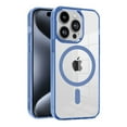 thumbnail image 1 of Allytech Magnetic Case for Apple iPhone 13 Pro, Compatible with Magsafe Crystal Clear Transparent Wireless Charging Support Slim Fit Shockproof Rugged Phone Case for Apple iPhone 13 Pro - Blue, 1 of 8