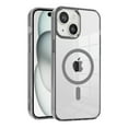 thumbnail image 1 of Allytech Magnetic Case for Apple iPhone 14, Compatible with Magsafe Crystal Clear Transparent Wireless Charging Support Slim Fit Shockproof Rugged Phone Case for Apple iPhone 14 - Grey, 1 of 8