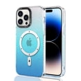 thumbnail image 1 of Allytech Magnetic Case for Apple iPhone 15 Pro Max, iPhone 15 Pro Max Magsafe Case, Wireless Charging Support Gradient Color Anti-Scratch Shockproof Phone Case for Apple iPhone 15 Pro Max - Lightblue, 1 of 9