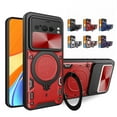 thumbnail image 1 of Allytech Magnetic Case for Google Pixel 8 Pro, Compatible with Car Mount Shockproof Ring Holder Stand Rugged Hybrid Bumper Phone Case Cover for Google Pixel 8 Pro - Red, 1 of 9