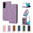 thumbnail image 1 of Allytech Magnetic Case for Samsung Galaxy A26 5G, [3 Card Slots] [1 Cash Slots] Slim PU Leather Shockproof Camera Lens Protection Kickstand Magnetic Closure Luxury Case for Women Men - Purple, 1 of 7
