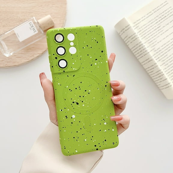 Allytech Magnetic Case for Samsung Galaxy S20 FE 5G, Compatible Magsafe Flecks Design Stylish Shockproof Anti-Scratch Slim Fit Bumper Camera Lens Protective Case for Galaxy S20 FE, Green