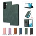 thumbnail image 1 of Allytech Magnetic Case for Samsung Galaxy S23 FE, [3 Card Slots] [1 Cash Slots] Slim PU Leather Shockproof Camera Lens Protection Kickstand Magnetic Closure Luxury Case for Women Men - Green, 1 of 7