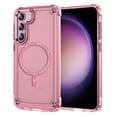 thumbnail image 1 of Allytech Magnetic Case for Samsung Galaxy S23, [Military Grade Drop Protection] [Compatible with MagSafe] Slim Translucent Soft TPU Frame Shockproof Anti-Scratch Rugged PC Back Shell - Pink, 1 of 8