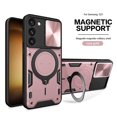 thumbnail image 1 of Allytech Magnetic Case for Samsung Galaxy S23 Plus, Camera Lens Protector Ring Kickstand Military Grade Shockproof Rugged Hybrid Case for Galaxy S23 Plus - Pink, 1 of 11