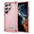thumbnail image 1 of Allytech Magnetic Case for Samsung Galaxy S25 Ultra, [Military Grade Drop Protection] [Compatible with MagSafe] Slim Translucent Soft TPU Frame Shockproof Anti-Scratch Rugged PC Back Shell - Pink, 1 of 7