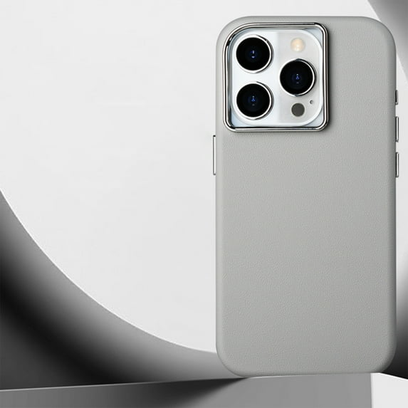 Allytech Magnetic Case for iPhone 12 Pro / 12 6.1", [MagSafe Compatible] [Slim & Lightweight] Luxury Solid Color Case, Comfortable Touch Anti-Oil Shockproof Case for iPhone 12 Pro / 12 6.1" - Grey