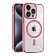 thumbnail image 1 of Allytech Magnetic Case for iPhone 12 Pro Max, Compatible with Magsafe Crystal Clear Transparent Wireless Charging Support Slim Fit Shockproof Rugged Phone Case for Apple iPhone 12 Pro Max - Pink, 1 of 8
