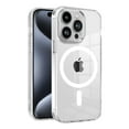 thumbnail image 1 of Allytech Magnetic Case for iPhone 12/ iPhone 12 Pro, Compatible with Magsafe Crystal Clear Transparent Wireless Charging Support Slim Shockproof Rugged Phone Case for Apple iPhone 12/12 Pro - White, 1 of 8