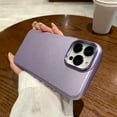 thumbnail image 1 of Allytech Magnetic Case for iPhone 13 Pro, [MagSafe Compatible], Slim Lightweight Luxury PU Leather Shockproof Protective Case Support Wireless Charging for iPhone 13 Pro - Purple, 1 of 7