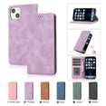 thumbnail image 1 of Allytech Magnetic Case for iPhone 15 Plus, [3 Card Slots] [1 Cash Slots] Slim PU Leather Shockproof Camera Lens Protection Kickstand Magnetic Closure Luxury Case for Women Men - Purple, 1 of 7