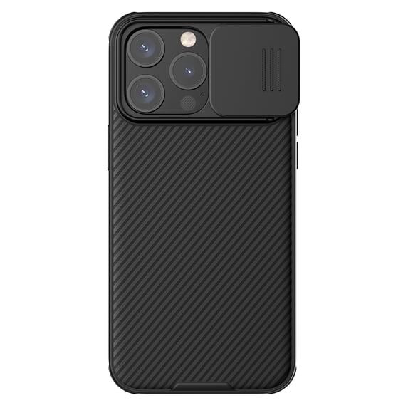 Allytech Magnetic Case for iPhone 15 Pro Max, Compatible with MagSafe, CamShield Pro Ultra Thin Shockproof Anti-Slip Case with Sliding Camera Cover for iPhone 15 Pro Max - Black
