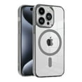 thumbnail image 1 of Allytech Magnetic Case for iPhone 15 Pro Max, Compatible with Magsafe Crystal Clear Transparent Wireless Charging Support Slim Fit Shockproof Rugged Phone Case for Apple iPhone 15 Pro Max - Grey, 1 of 8