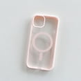 thumbnail image 1 of Allytech Magnetic Case for iPhone 16 Pro Compatible with MagSafe Wireless Charging, [Slim & Lightweight] Shockproof TPU Bumper Clear Matte Rugged Acrylic Back Case - Pink, 1 of 7
