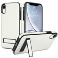 thumbnail image 1 of Allytech Magnetic Case for iPhone XR with Foldable Kickstand,【Compatible Magsafe】Ultra Slim Retro PU Leather Camera Screen Protection Shockproof Anti-Drop Back Case for Women Men - White, 1 of 7