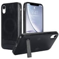 thumbnail image 1 of Allytech Magnetic Case for iPhone XR with Foldable Kickstand,【Compatible Magsafe】Ultra Slim Retro PU Leather Camera Screen Protection Shockproof Anti-Drop Back Case for Women Men - Black, 1 of 7
