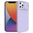 thumbnail image 1 of Allytech Magnetic Silicone Case for 6.7" iPhone 14 Pro Max with Slide Camera Cover, Built-in Magnets Support Magsafe Charging, Premium Liquid Silicone Phone Cover for iPhone 14 Pro Max, Purple, 1 of 11