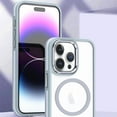 thumbnail image 1 of Allytech Magnetic Translucent Case for iPhone 14 Pro Max, Ultra Slim Soft TPU Skin-Friendly Compatible with MagSafe Drop Protection Anti-Fingerprint Matte Cover for iPhone 14 Pro Max, White, 1 of 11