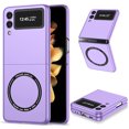 thumbnail image 1 of Allytech Magntic Case for Samsung Galaxy Z Flip 3, Compatible with Magsafe Wireless Charging Support Drop Proof Anti-Scratch Shockproof Slim Case Cover for Samsung Galaxy Z Flip 3 - Purple, 1 of 7