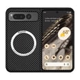 thumbnail image 1 of Allytech Magsafe Case for Google Pixel 9 Pro Fold, Carbon Fiber Slim Fit Shell Protective Shockprood Bumper Wireless Charging Support Protective Case Cover for Google Pixel 9 Pro Fold 7.6" - Black, 1 of 6
