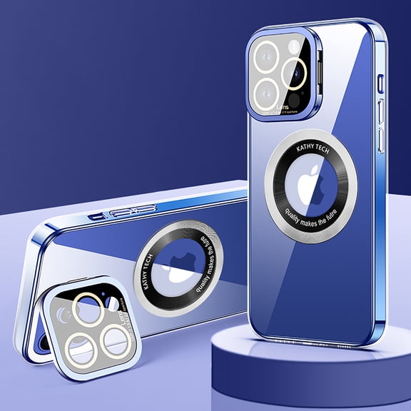 Allytech Magsafe Compatible Phone Case for Apple iPhone 14, Crystal Clear Anti-Yellow Shockproof Bumper Anti-Scratch Kickstand Case Cover for iPhone 14 - Clear