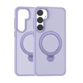 thumbnail image 1 of Allytech Mangetic Case for Samsung Galaxy S24 Plus, Translucent Rugged Hybrid Shockproof Ring Holder Kickstand Wireless Charging Support Corner Protective Phone Case for Galaxy S24 Plus, Lightpurple, 1 of 1